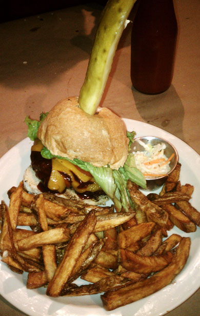 Holmes Plate: BBQ Burger