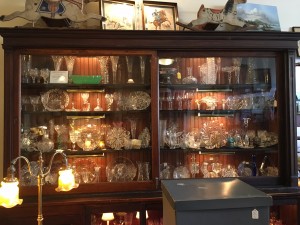 Glassware from 94 West Antiques in Corning