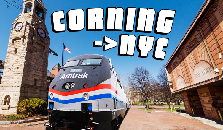 Train Service Announced from Corning to New York City!
